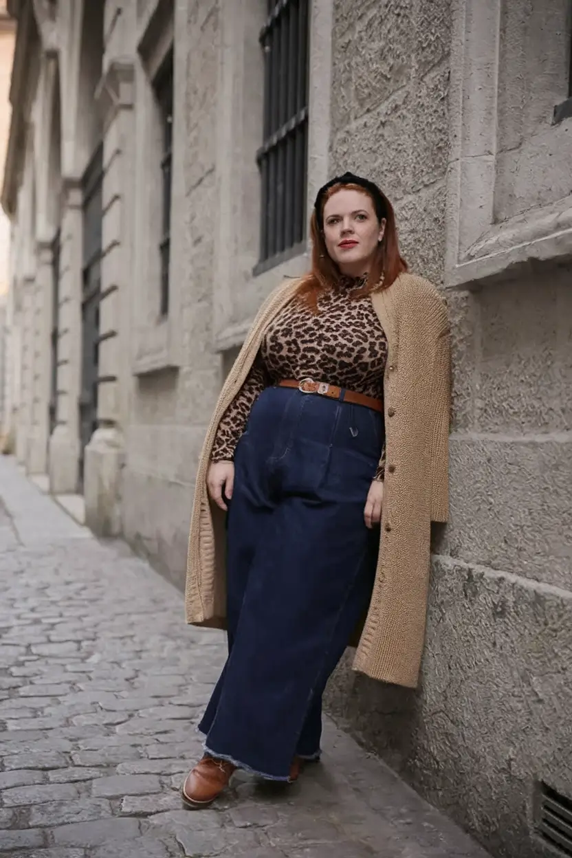 28+ Curvy Fall Outfits Ideas 2025 That Are Cozy, Chic & Confidence-Boosting
