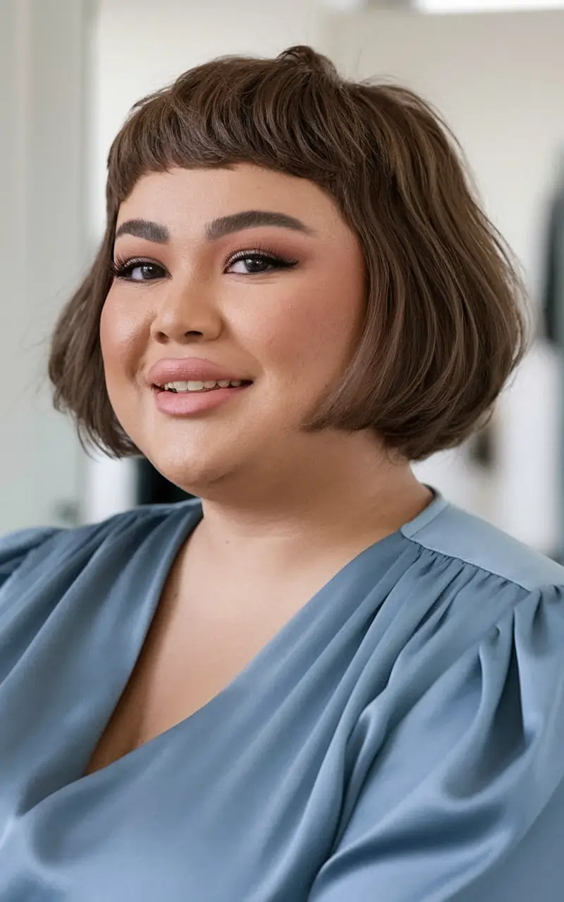Fall Haircuts for Chubby Faces Ideas 2025: 26 Stylish Looks You’ll Want This Season