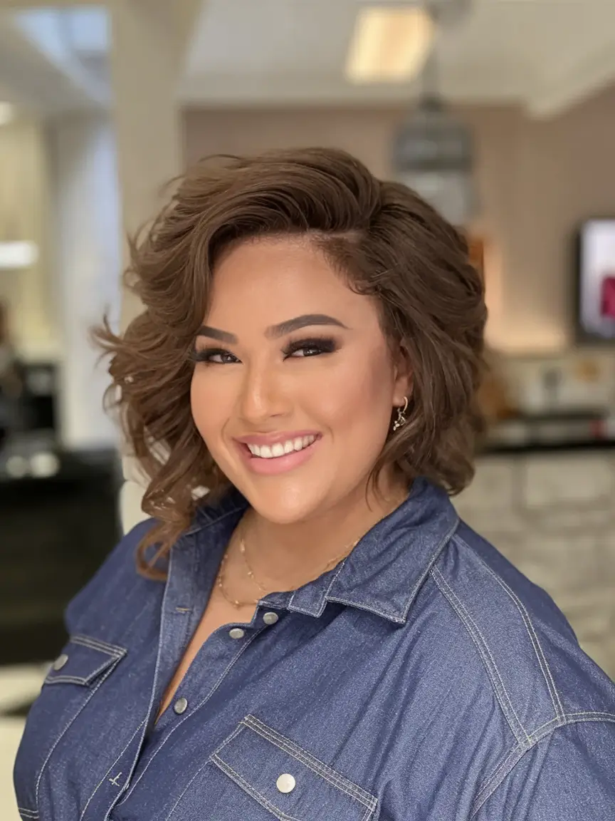 Fall Haircuts for Chubby Faces Ideas 2025: 26 Stylish Looks You’ll Want This Season