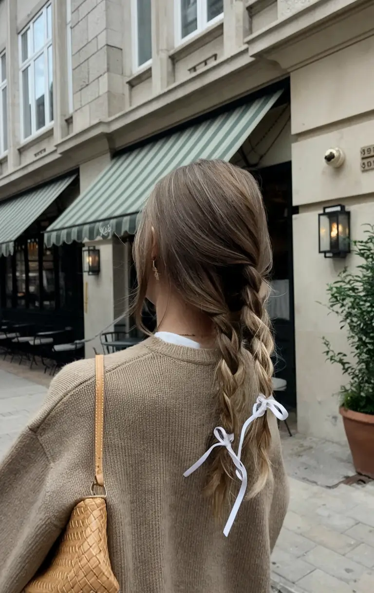Fall Hairstyle for Medium Hair 2025: 27 Trendy Looks with Braids, Bows & Clips