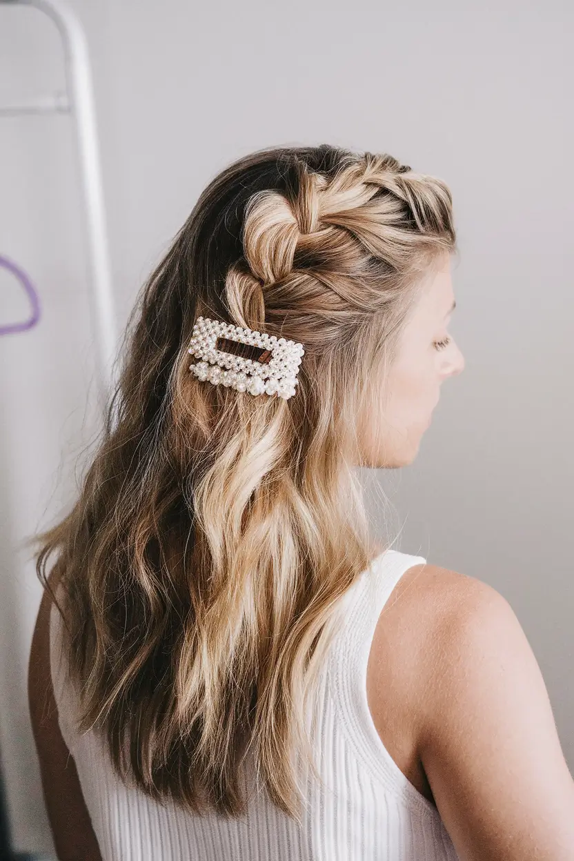 Fall Hairstyle for Medium Hair 2025: 27 Trendy Looks with Braids, Bows & Clips