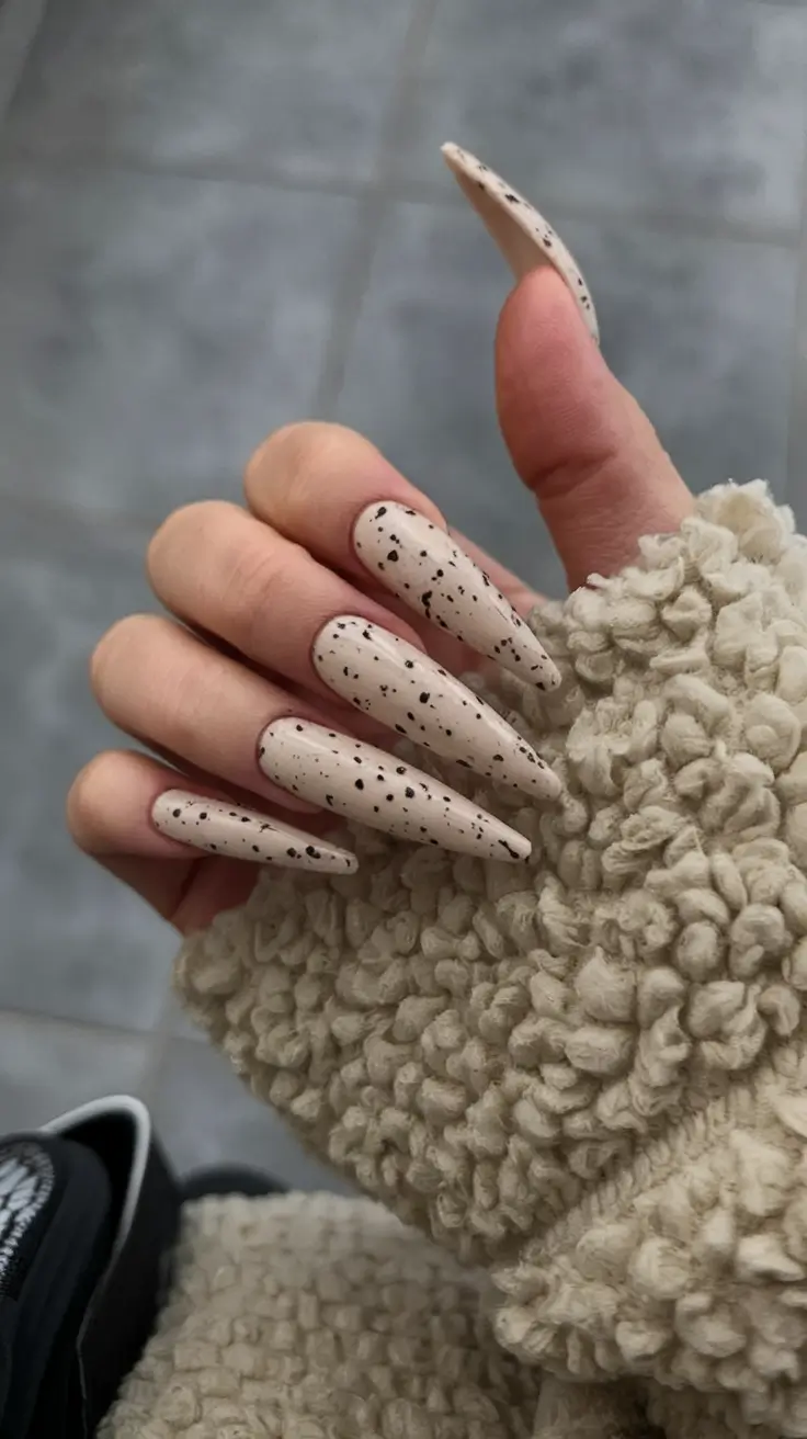 Fall Stiletto Nails 2025: Trendy Designs in Green, Orange, Matte & More