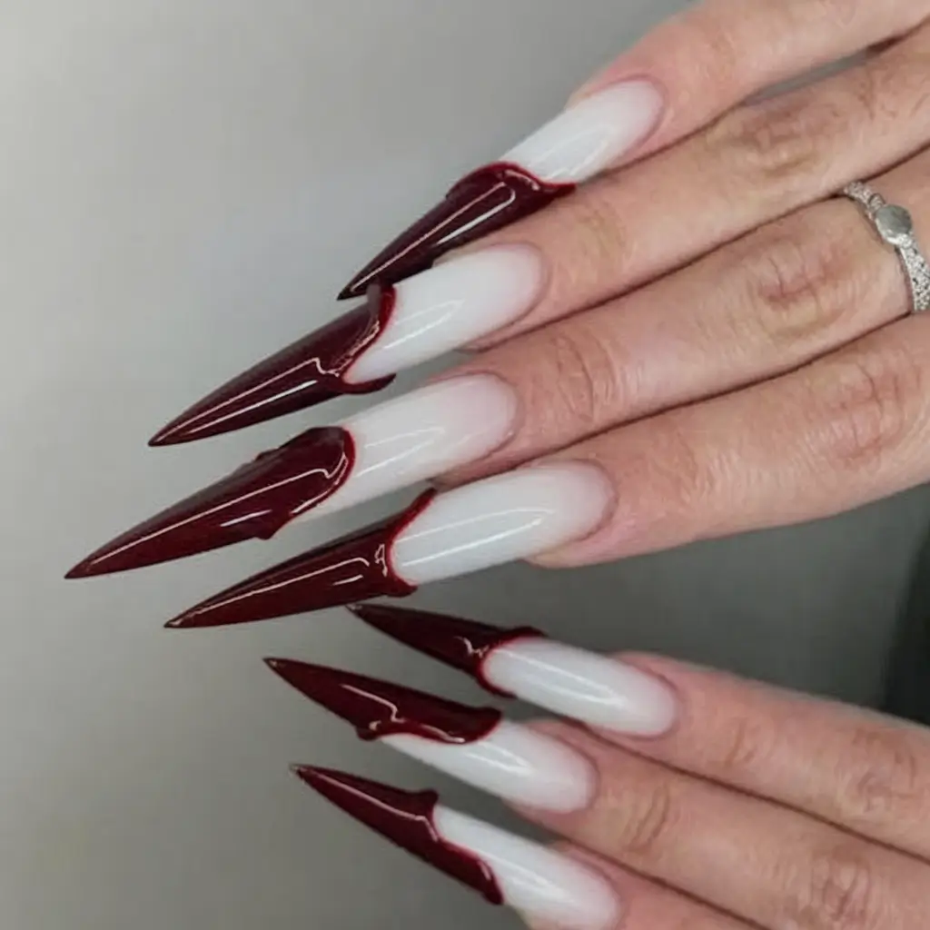 Fall Stiletto Nails 2025: Trendy Designs in Green, Orange, Matte & More