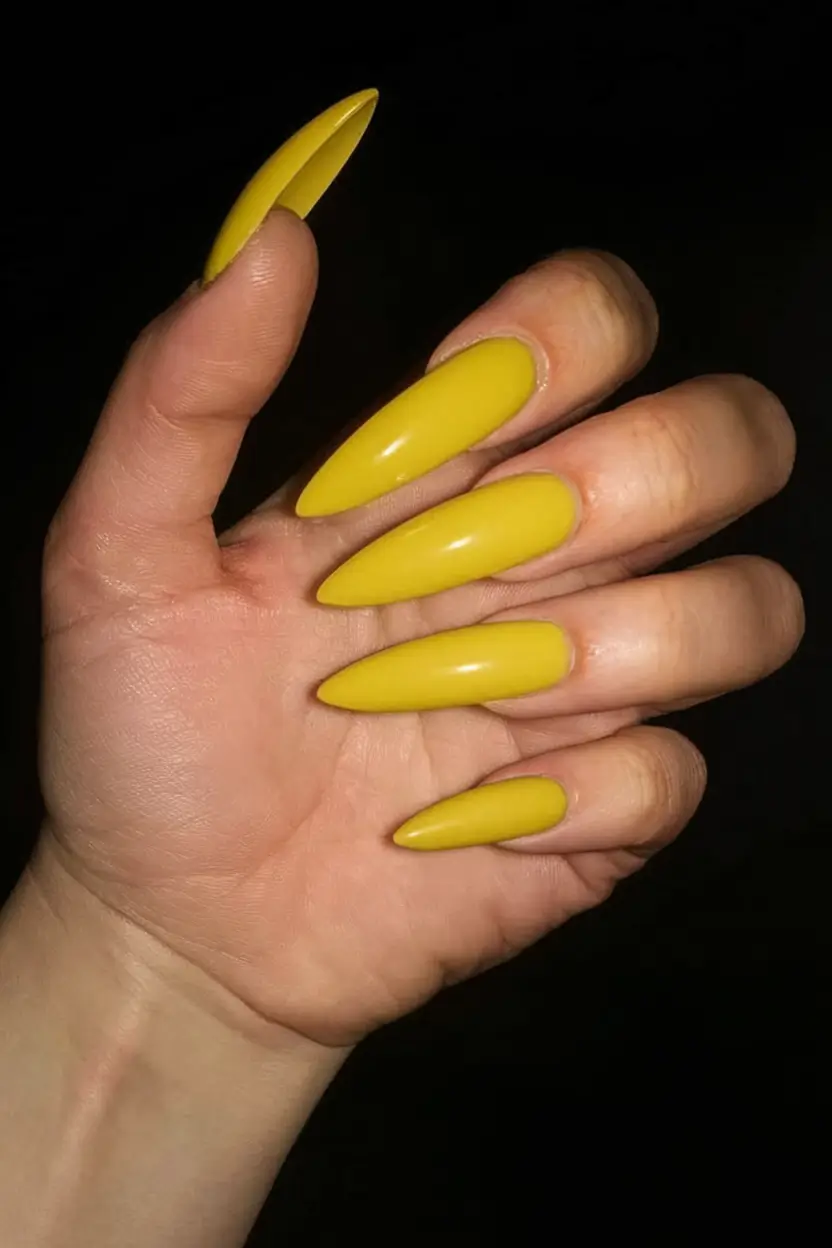 Fall Stiletto Nails 2025: Trendy Designs in Green, Orange, Matte & More
