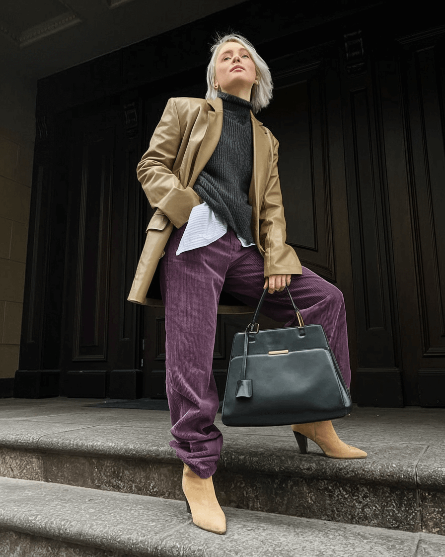 Fall Work Outfits for Women 2025: 28+ Stylish Ideas for Business, Casual & Midsize Looks