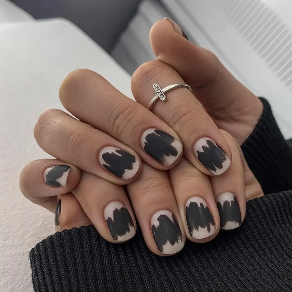 Black Fall Nails 2025: 27 Inspiring Designs for Almond, Square & Short Nails This Season