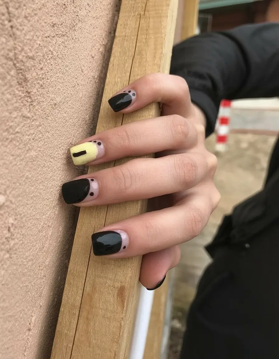 Black Fall Nails 2025: 27 Inspiring Designs for Almond, Square & Short Nails This Season