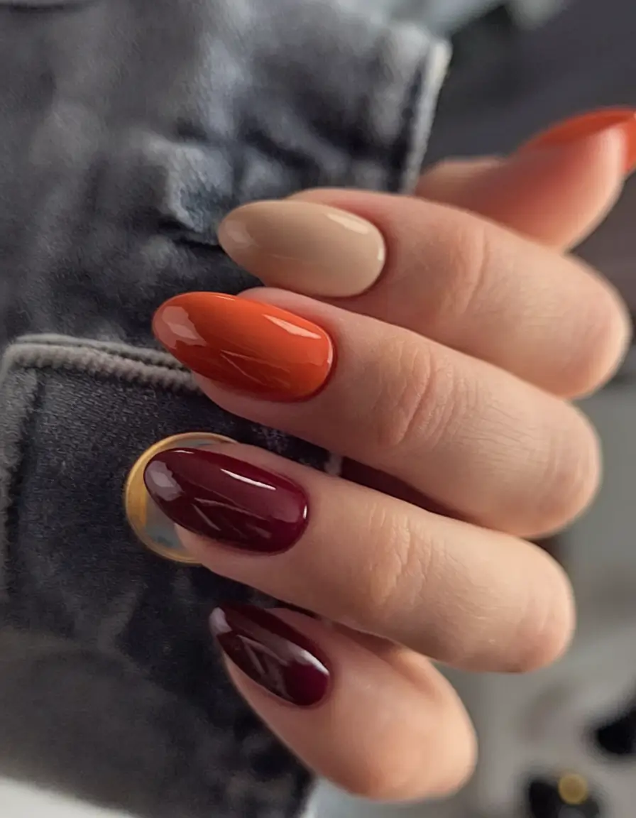 Fall Almond Nails 2025: 28+ Trendy Designs for Every Mood and Skin Tone