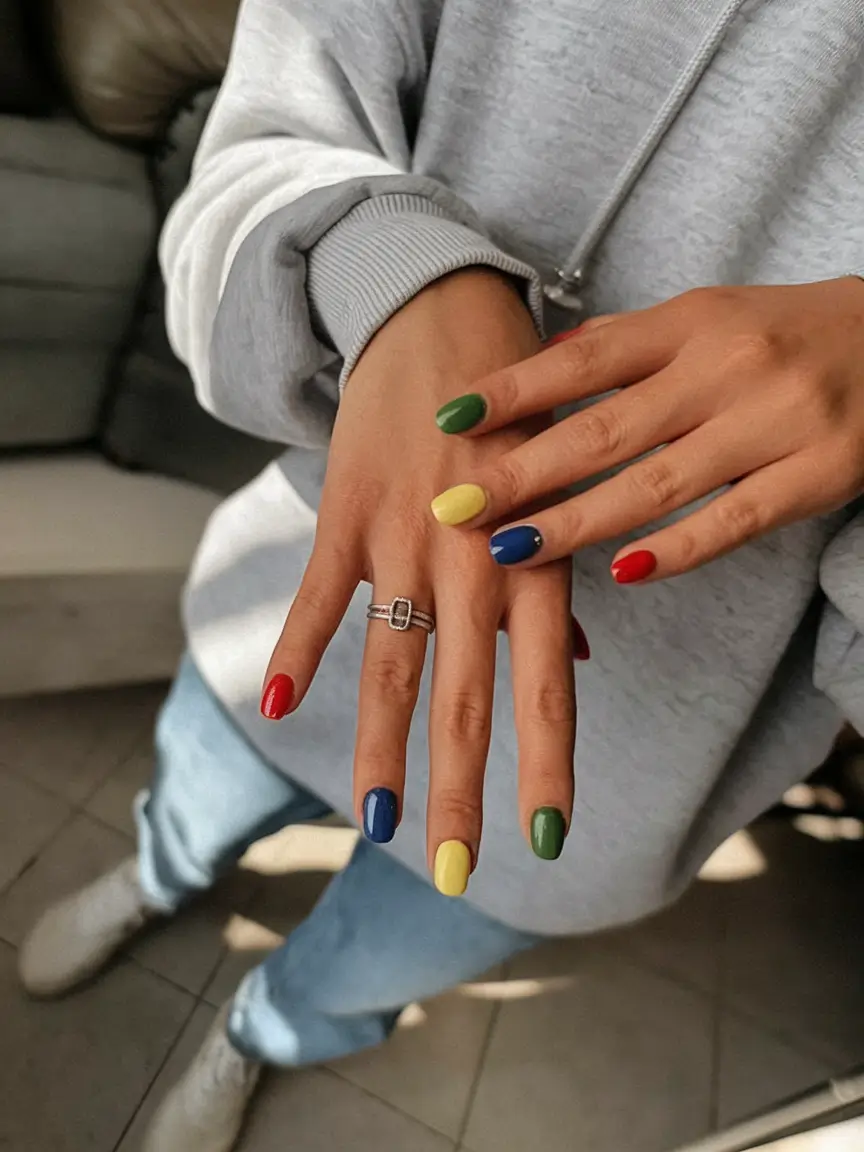 Fall Color-Block Nails 2025: Trendy Manicure Ideas for Bold Autumn Style