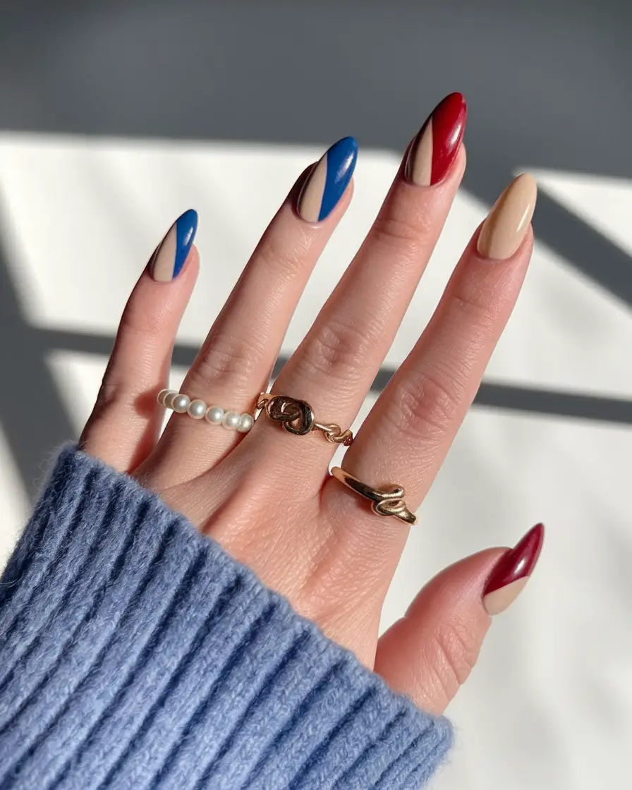 Fall Color-Block Nails 2025: Trendy Manicure Ideas for Bold Autumn Style