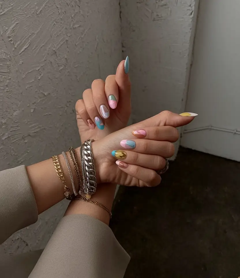 Fall Color-Block Nails 2025: Trendy Manicure Ideas for Bold Autumn Style