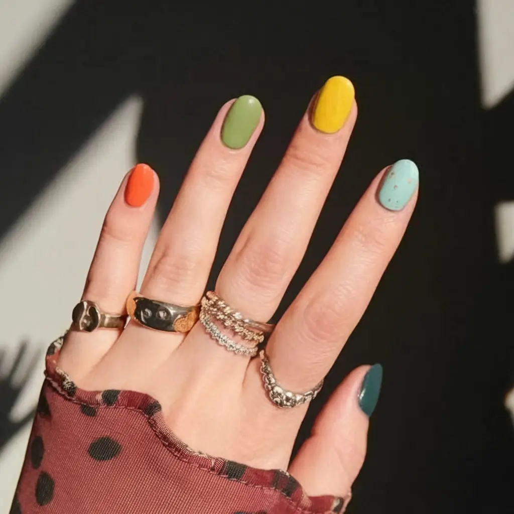 Fall Color-Block Nails 2025: Trendy Manicure Ideas for Bold Autumn Style