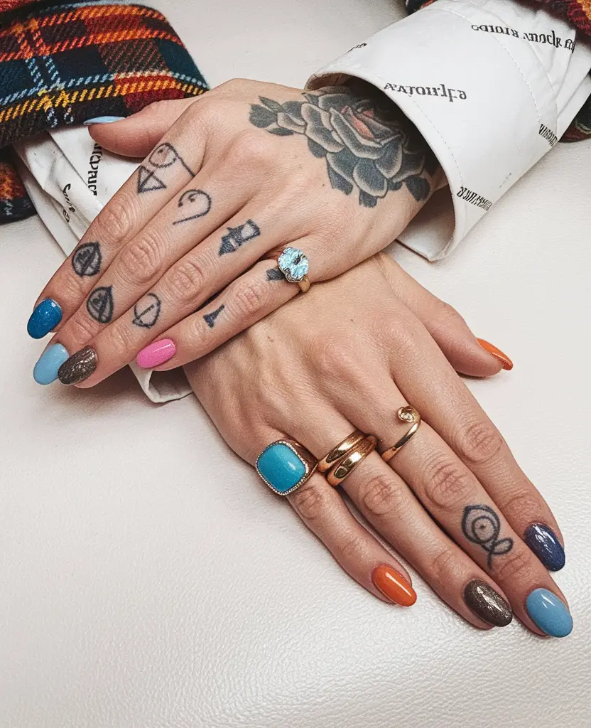 Fall Color-Block Nails 2025: Trendy Manicure Ideas for Bold Autumn Style
