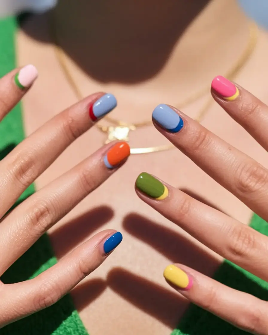 Fall Color-Block Nails 2025: Trendy Manicure Ideas for Bold Autumn Style