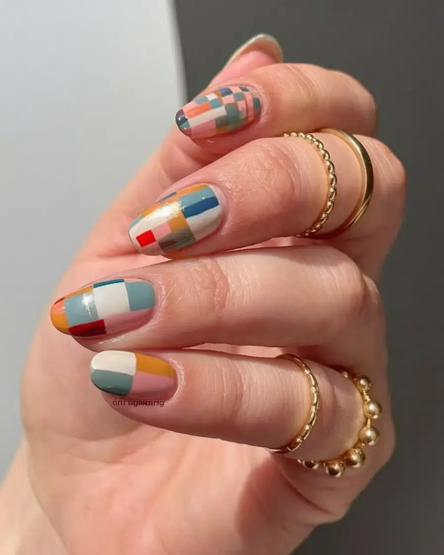 Fall Color-Block Nails 2025: Trendy Manicure Ideas for Bold Autumn Style