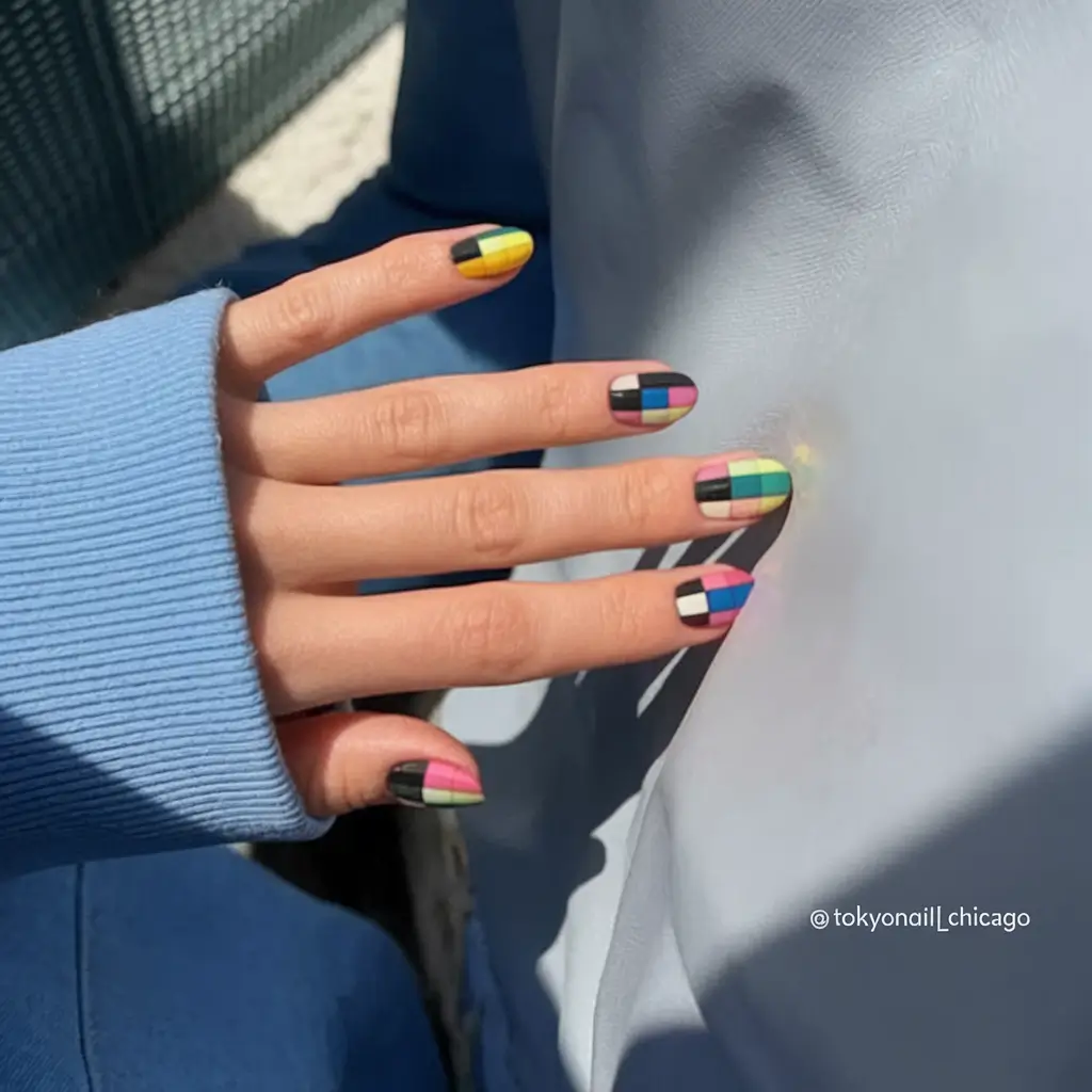 Fall Color-Block Nails 2025: Trendy Manicure Ideas for Bold Autumn Style