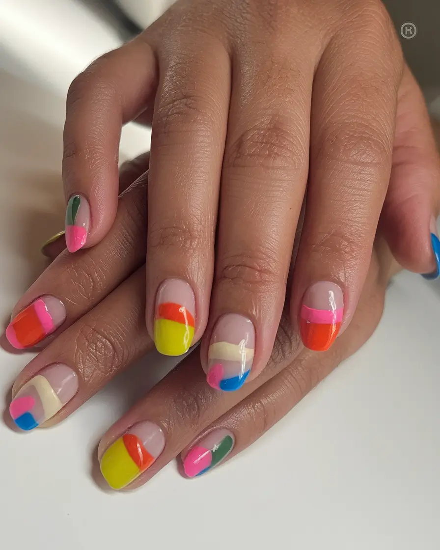 Fall Color-Block Nails 2025: Trendy Manicure Ideas for Bold Autumn Style