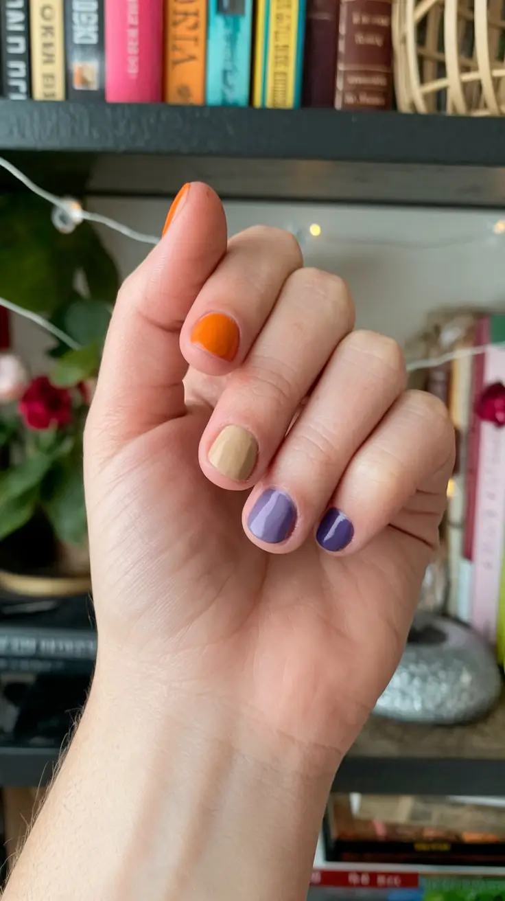 Fall Color-Block Nails 2025: Trendy Manicure Ideas for Bold Autumn Style