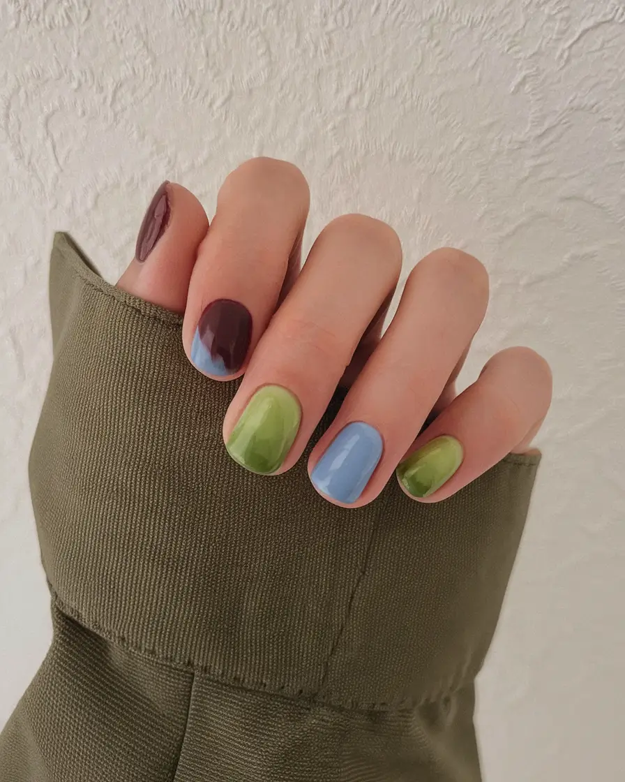 Fall Color-Block Nails 2025: Trendy Manicure Ideas for Bold Autumn Style