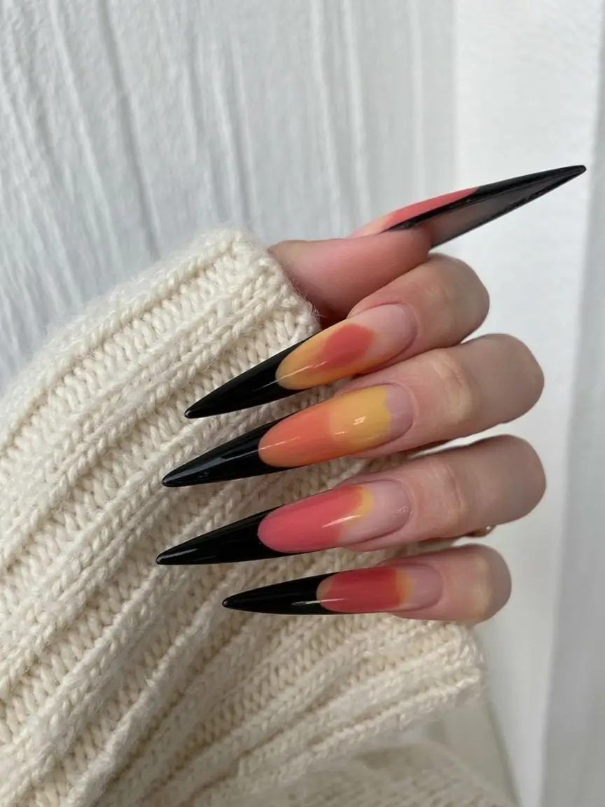 Fall French Tip Nails 2025: 27+ Classy & Trendy Designs for Every Shape and Style