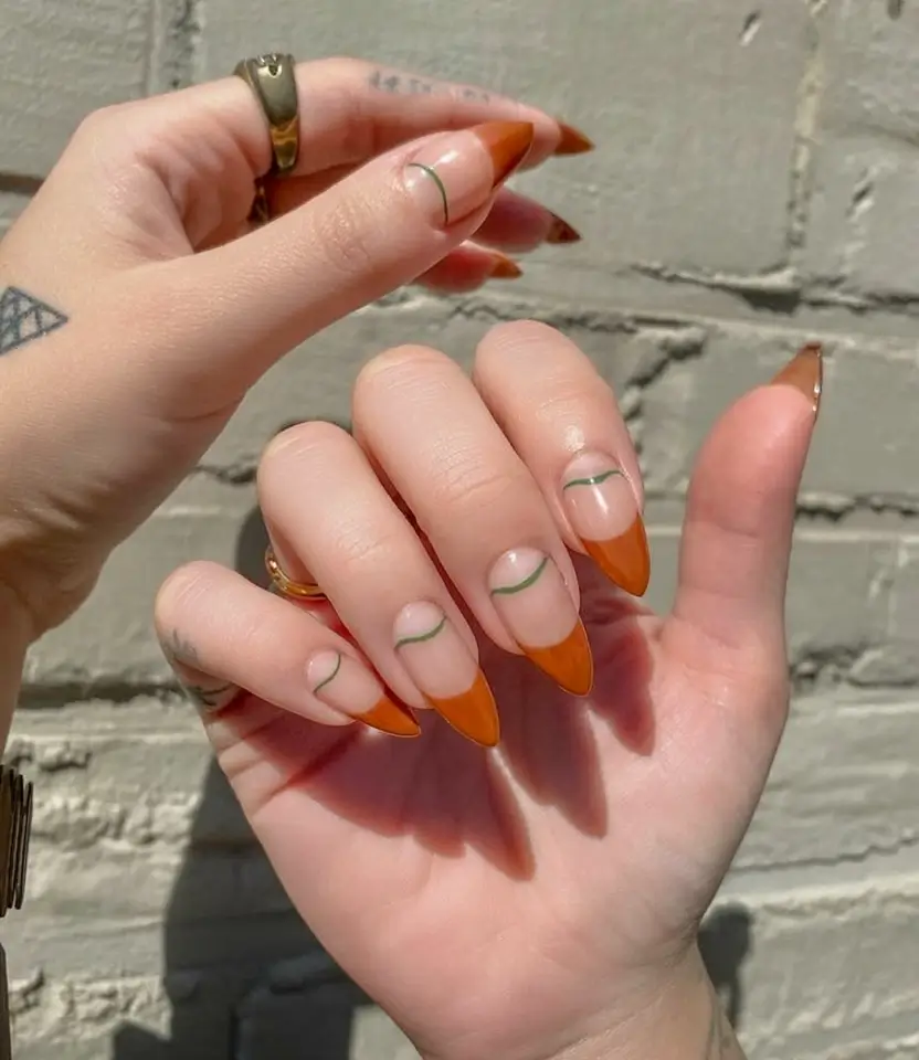 Fall French Tip Nails 2025: 27+ Classy & Trendy Designs for Every Shape and Style
