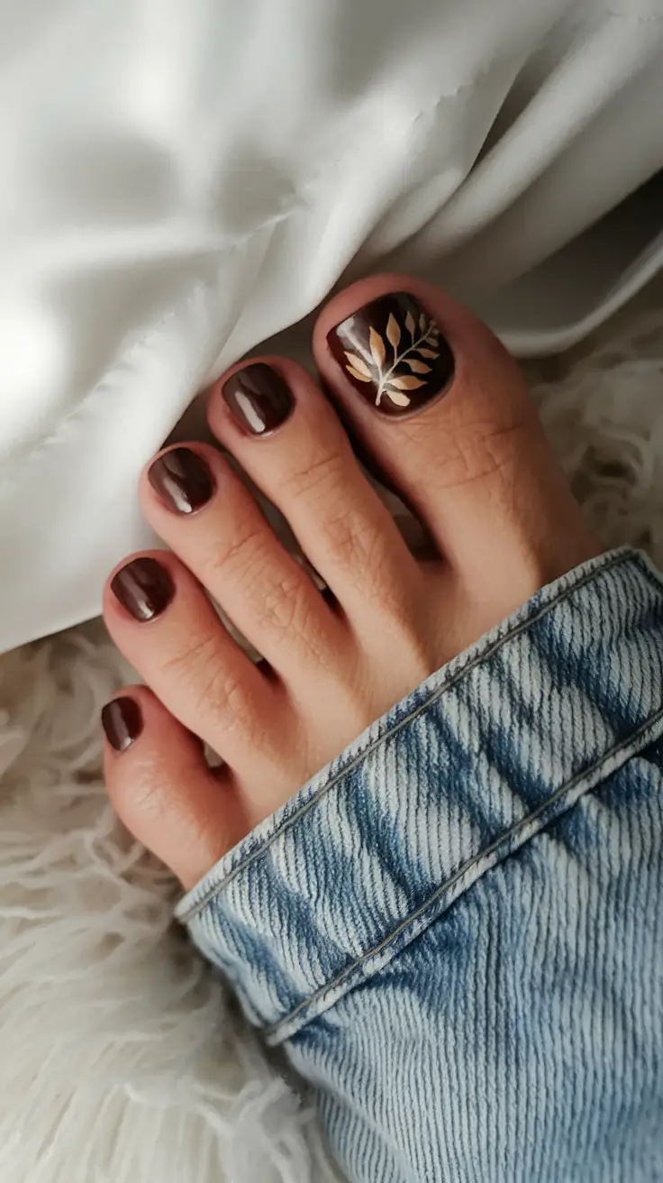Fall Toe Nail Designs Ideas 2025: Stylish & Simple Pedicure Art Trends for Autumn