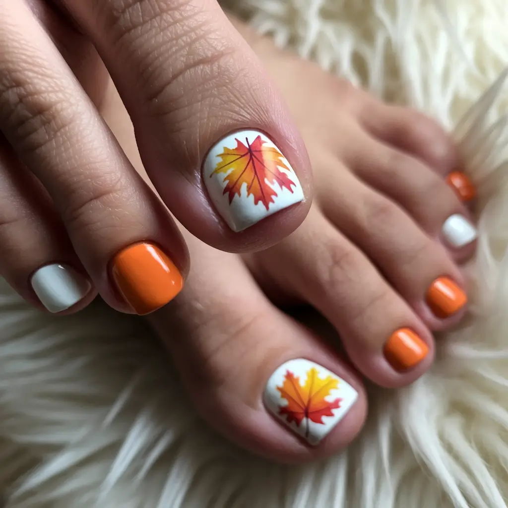 Fall Toe Nail Designs Ideas 2025: Stylish & Simple Pedicure Art Trends for Autumn