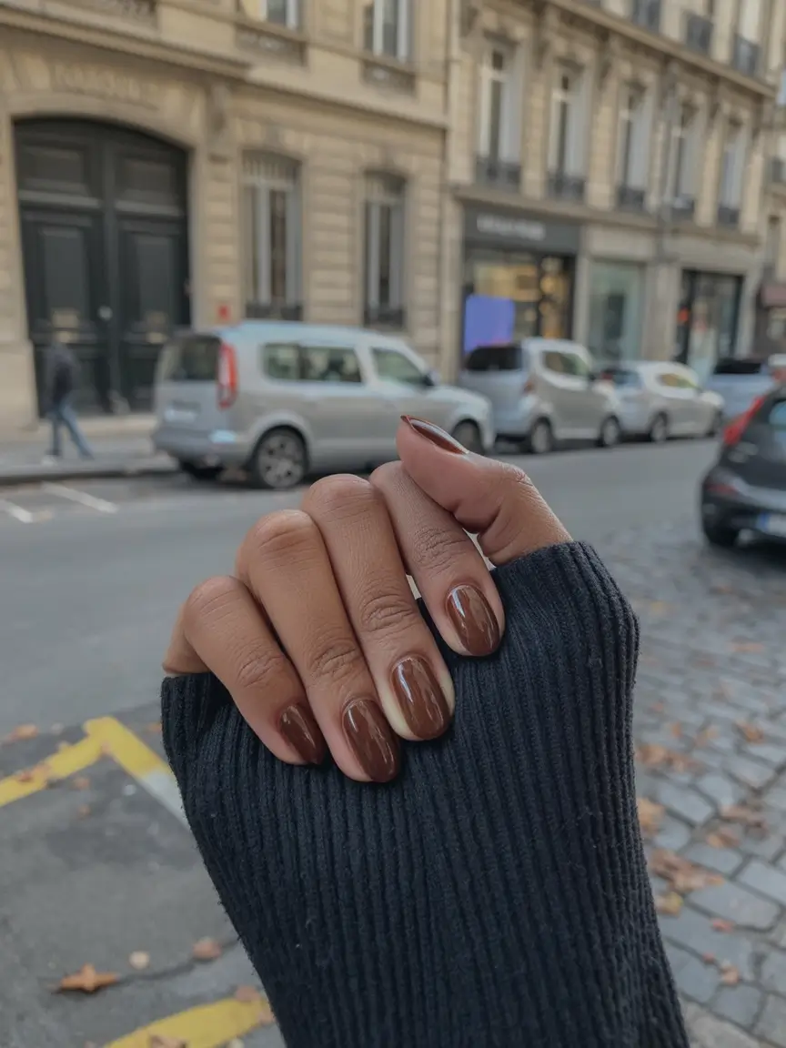 Brown Fall Nails 2025: Stylish Designs, Shapes & Ideas for Cozy Season