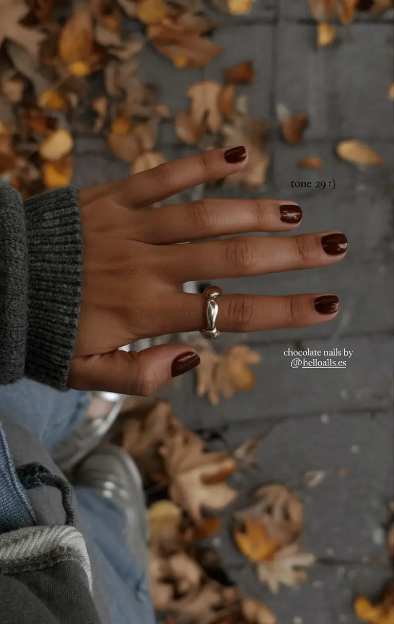 Brown Fall Nails 2025: Stylish Designs, Shapes & Ideas for Cozy Season