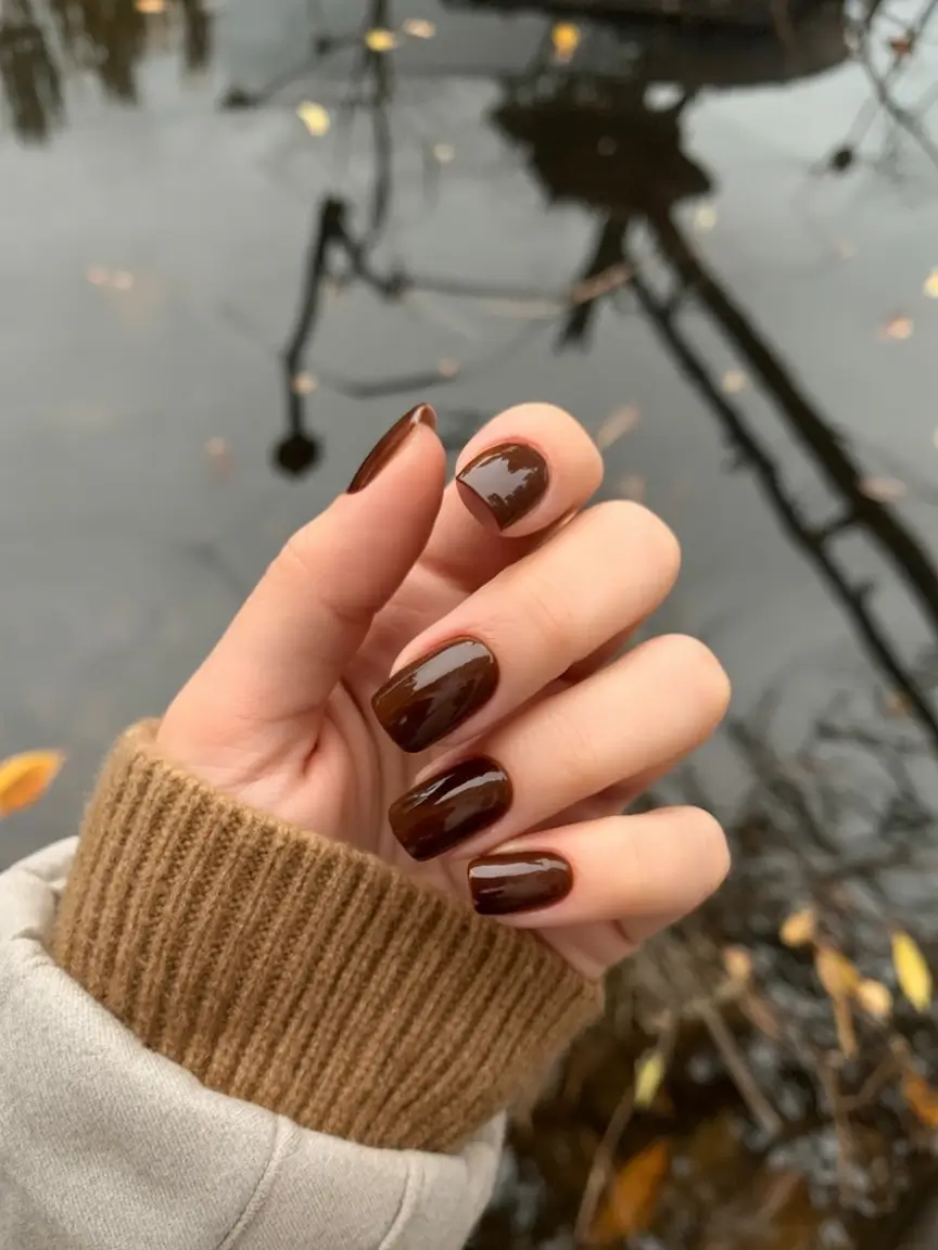 Brown Fall Nails 2025: Stylish Designs, Shapes & Ideas for Cozy Season
