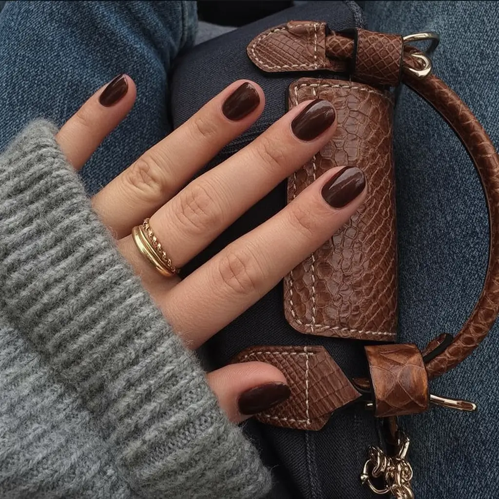 Brown Fall Nails 2025: Stylish Designs, Shapes & Ideas for Cozy Season
