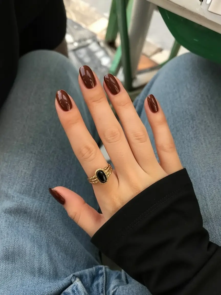 Brown Fall Nails 2025: Stylish Designs, Shapes & Ideas for Cozy Season