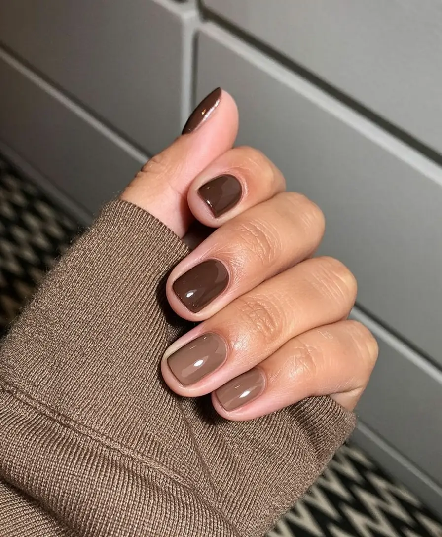 Brown Fall Nails 2025: Stylish Designs, Shapes & Ideas for Cozy Season