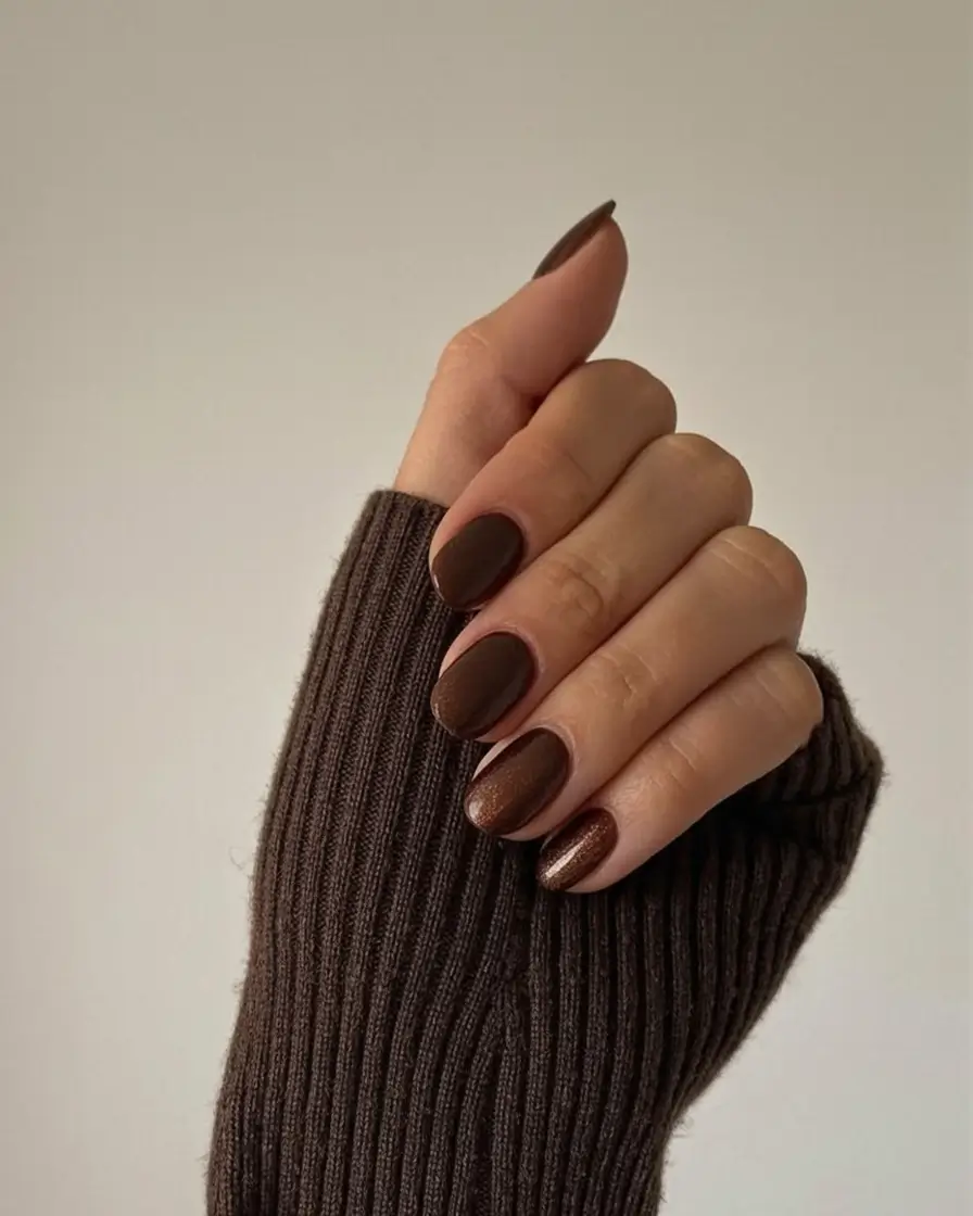Brown Fall Nails 2025: Stylish Designs, Shapes & Ideas for Cozy Season