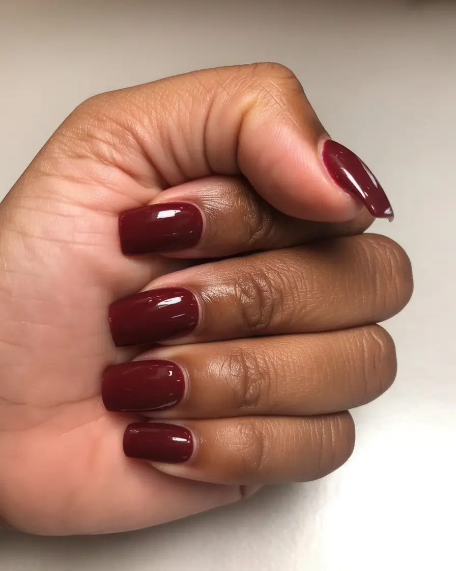 Fall Nail Colors for Dark Skin 2025: Trendy Shades and Manicure Ideas