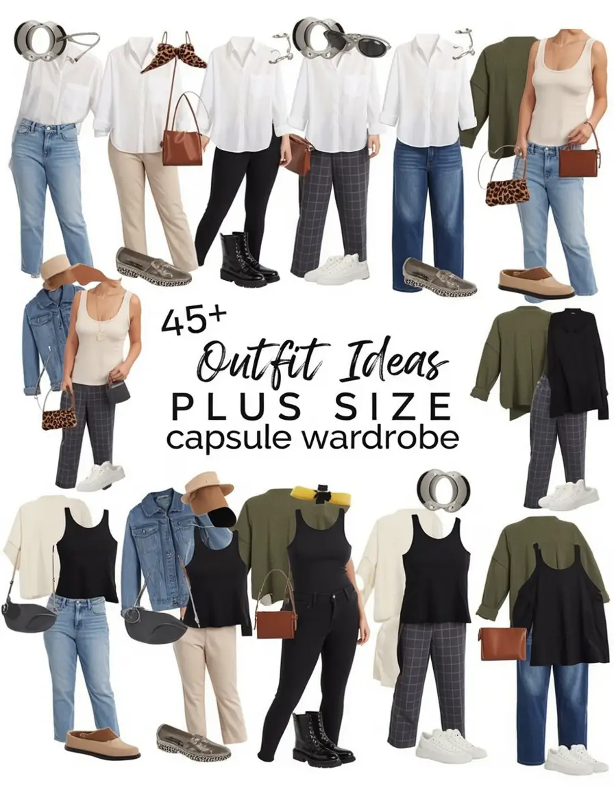 Fall Plus Size Capsule Wardrobe Ideas 2025: Stylish Outfits for Every Occasion