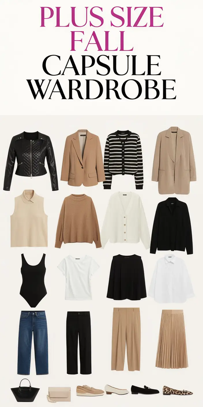 Fall Plus Size Capsule Wardrobe Ideas 2025: Stylish Outfits for Every Occasion