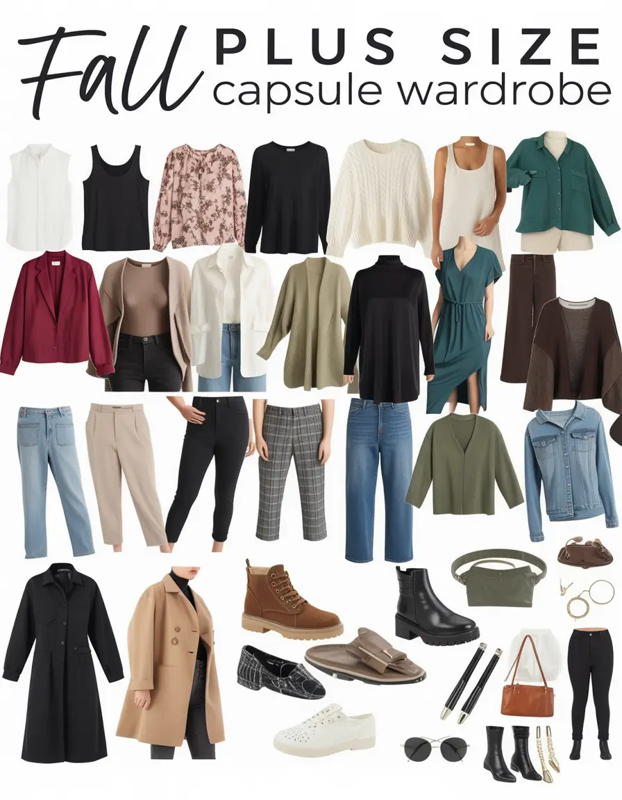Fall Plus Size Capsule Wardrobe Ideas 2025: Stylish Outfits for Every Occasion
