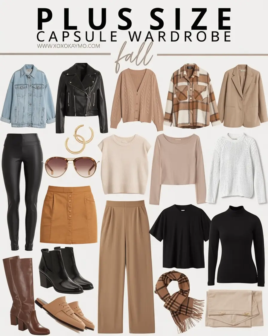 Fall Plus Size Capsule Wardrobe Ideas 2025: Stylish Outfits for Every Occasion