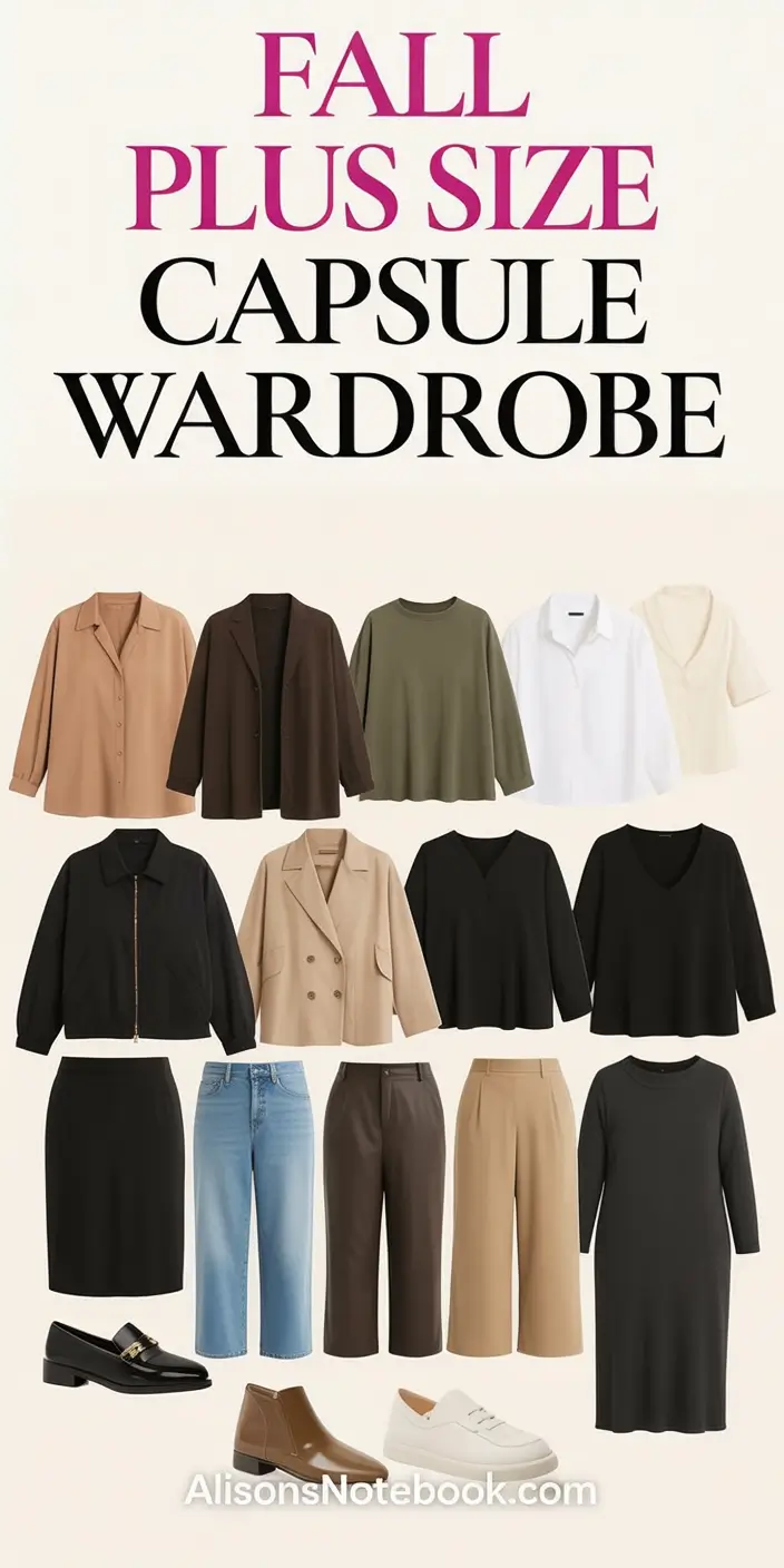 Fall Plus Size Capsule Wardrobe Ideas 2025: Stylish Outfits for Every Occasion