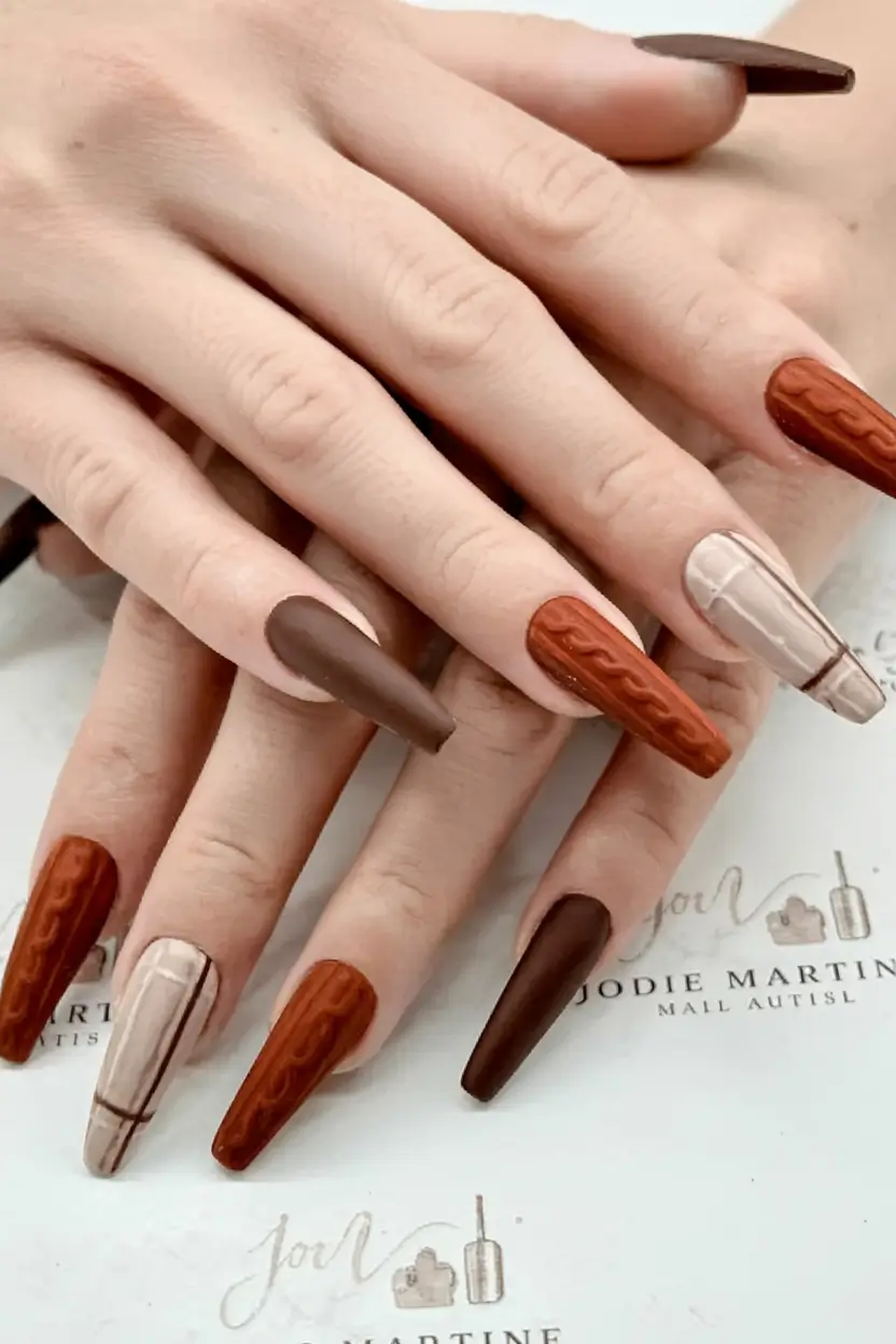 Fall Sweater Nails 2025: Cozy & Trendy Manicure Ideas for Autumn