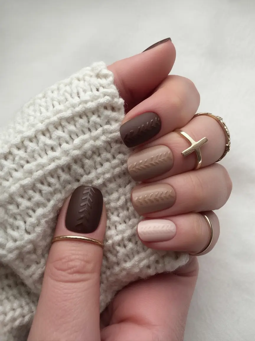 Fall Sweater Nails 2025: Cozy & Trendy Manicure Ideas for Autumn