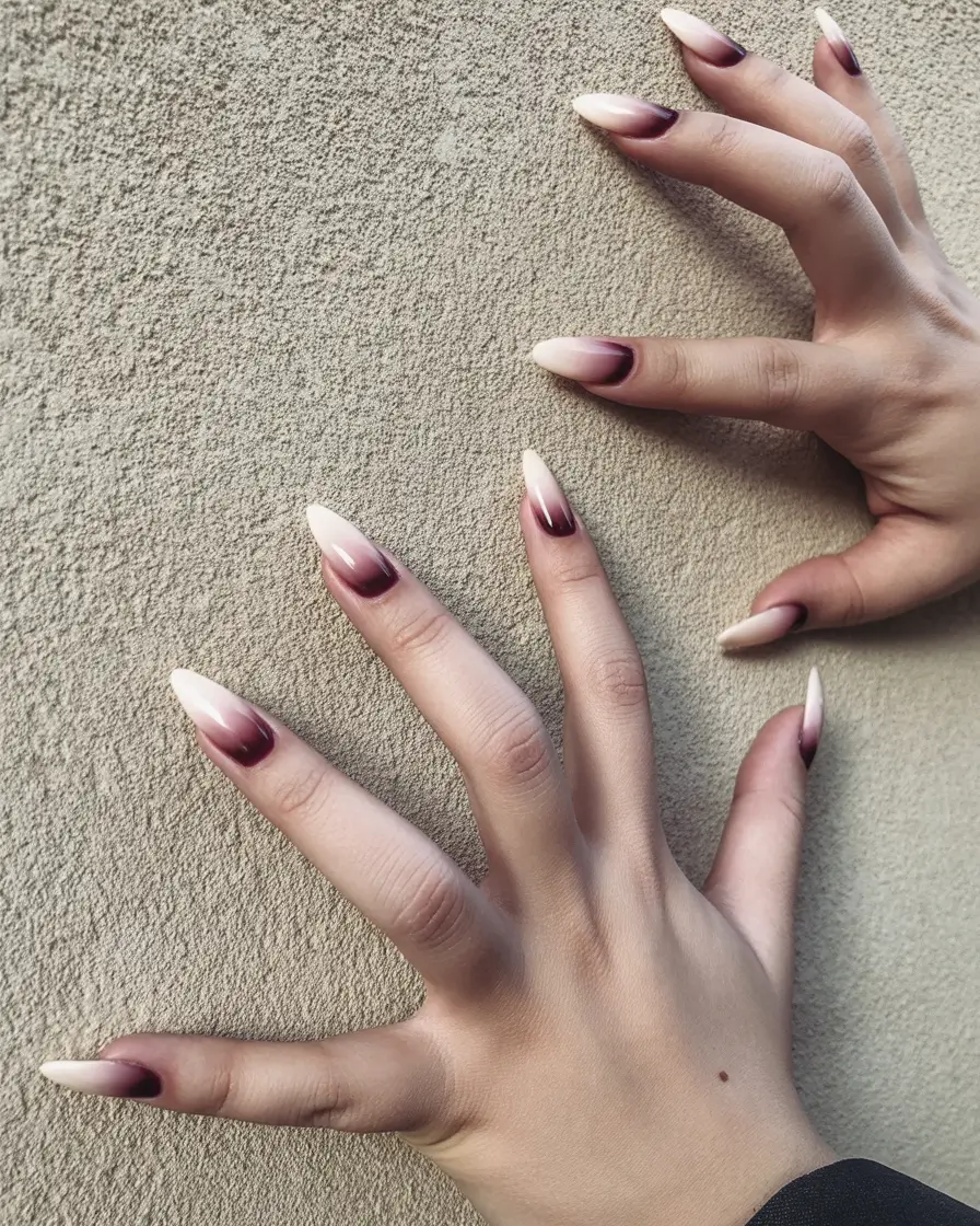 Long Fall Nails Trends 2025 – Acrylic, Almond & Coffin Ideas