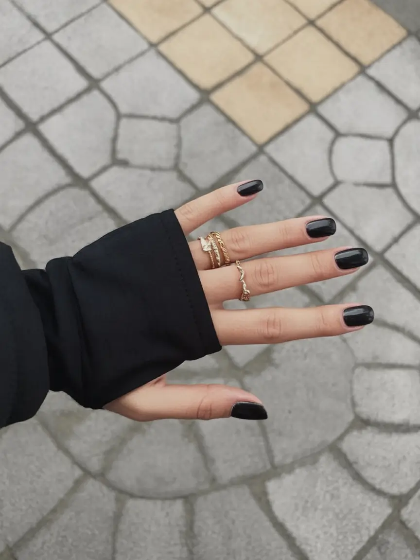 Long Fall Nails Trends 2025 – Acrylic, Almond & Coffin Ideas