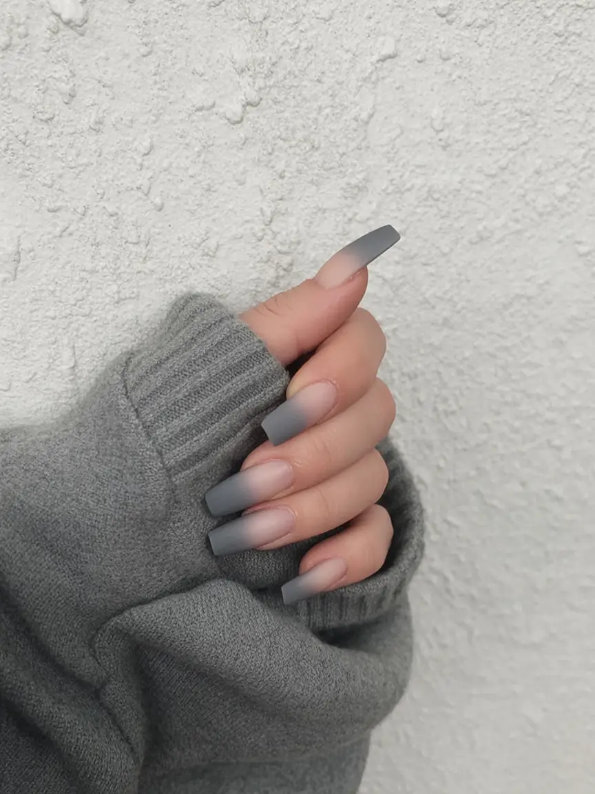 Long Fall Nails Trends 2025 – Acrylic, Almond & Coffin Ideas