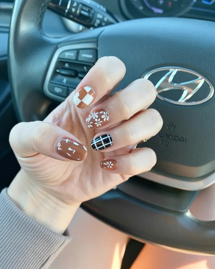 Round Fall Nails 2025: Best Designs and Colors for the Season