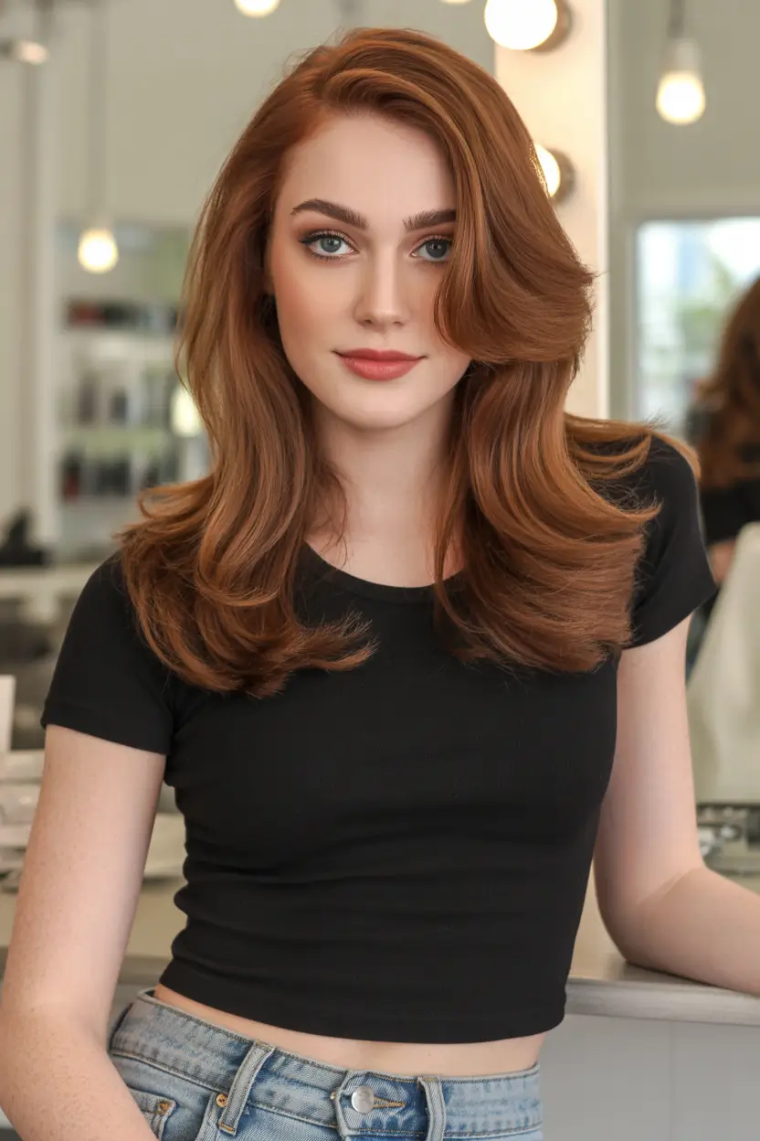Auburn Hair Colors for Winter 2025 / 2026 — Warm, Luminous, and Timeless Ideas