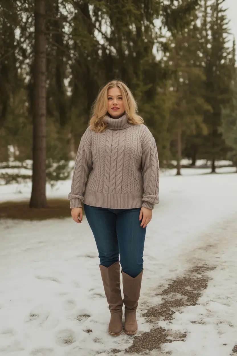 Curvy Winter Outfits 2025 / 2026 Style Guide: Chic Plus Size Looks for Cold Weather
