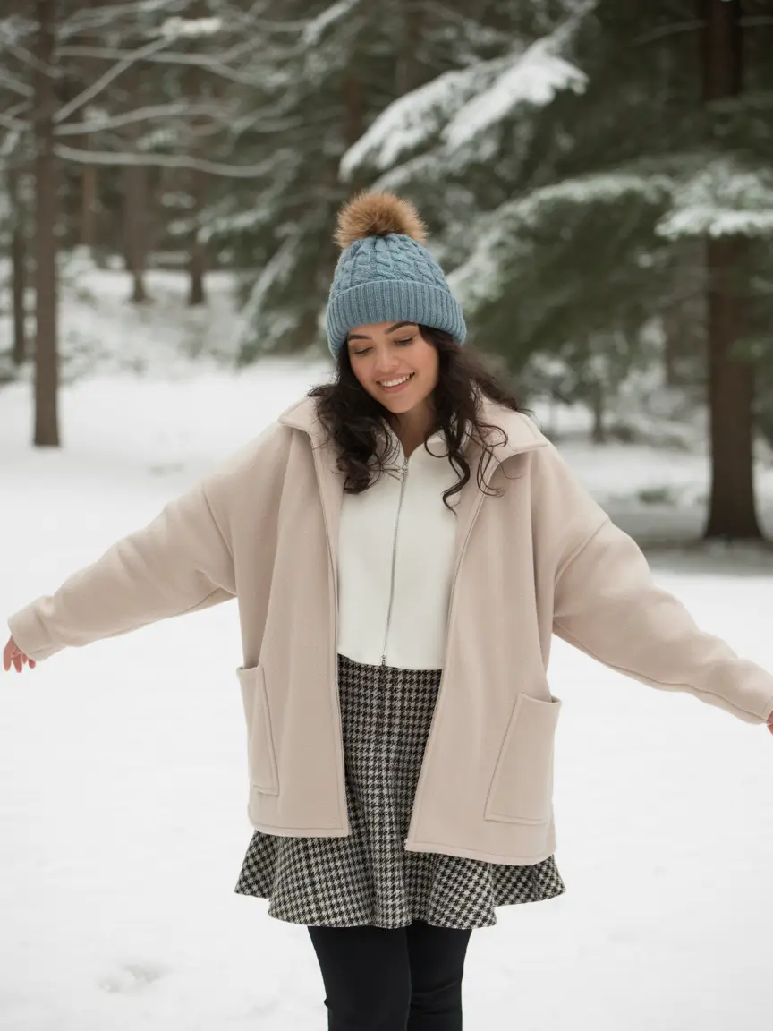 Curvy Winter Outfits 2025 / 2026 Style Guide: Chic Plus Size Looks for Cold Weather