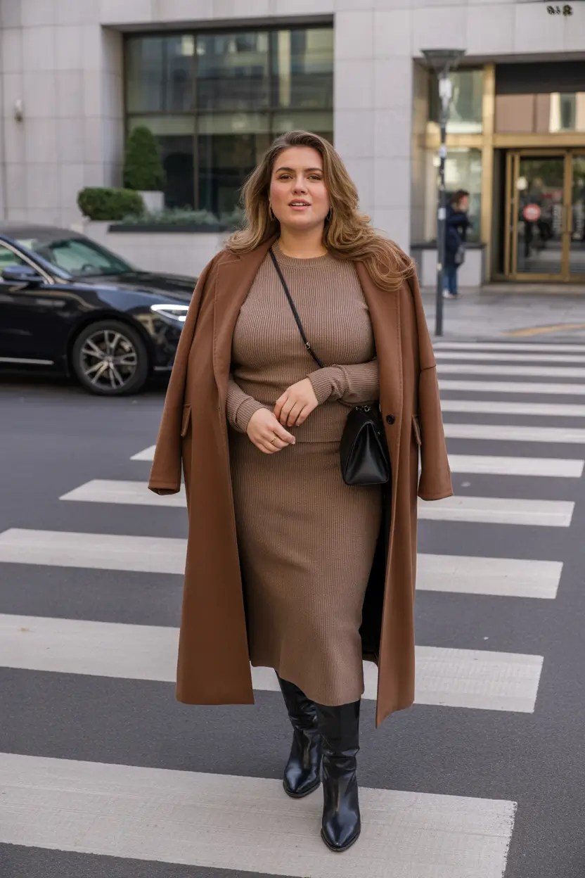 Curvy Winter Outfits 2025 / 2026 Style Guide: Chic Plus Size Looks for Cold Weather